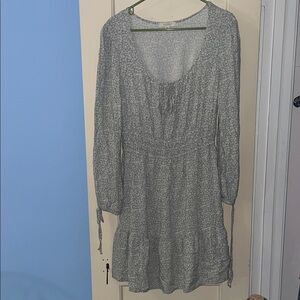 Ganni Floral Long Sleeve Dress